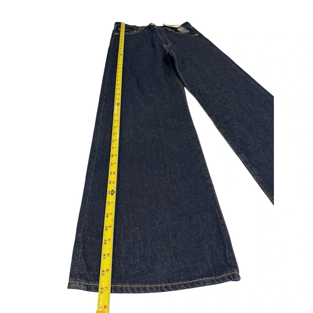 NWT Levi's Ribcage Wide Leg Jeans Super High Rise Blue Women's 29x32